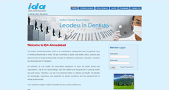 Desktop Screenshot of idaahmedabad.com